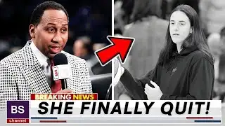 Stephen A. Smith JUST CONFIRMS Caitlin Clark Steps Away From WNBA After Union “Crash Out”!
