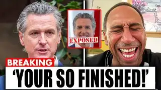 Stephen A Smith Just OBLITERATED Gavin Newsom On LIVE TV!