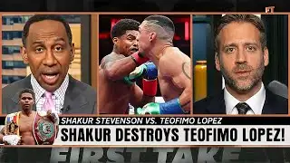 Stephen A Smith & Max Kellerman LIVE REACT To Shakur Stevenson Beating Teofimo Lopez 😱🔥