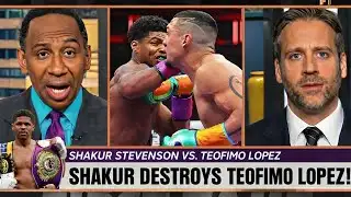 Stephen A. Smith Reacts LIVE to Shakur Stevenson’s Stunning Win Over Teofimo Lopez!