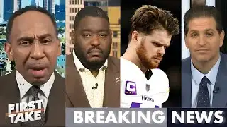 Stephen A. Smith Says Vikings Made an “Egregious Error” Letting Sam Darnold Go |First Take Breakdown