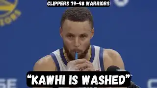 Stephen Curry says Kawhi Leonard is WASHED after win - Post Game Interview - Clippers vs Warriors
