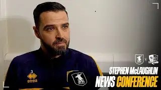 Stephen McLaughlin news conference 🎙️ | Stags v Exeter