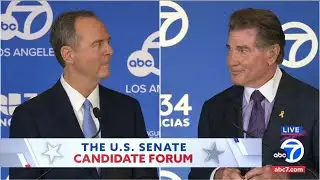 Steve Garvey confronts Adam Schiff about 