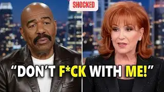 Steve Harvey EXPLODES LIVE on The View After a  Fiery Argument With Joy Behar!