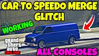 *STILL WORKING* CAR TO SPEEDO MERGE GLITCH | GTA 5 ONLINE | TUTORIAL (F1S/BENNYS) 