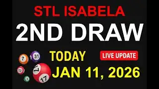 STL ISABELA 2ND DRAW - JAN 11, 2026 Results (LIVE UPDATE)
