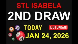 STL ISABELA 2ND DRAW - JAN 24, 2026 Results (LIVE UPDATE)