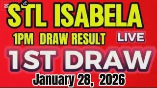 STL Isabela Result 1pm Draw January 28,2026