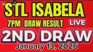 STL Isabela Result 7pm Draw January 13,2026