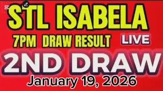 STL Isabela Result 7pm Draw January 19,2036