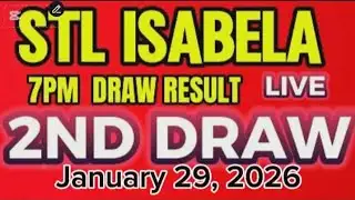 STL Isabela Result 7pm Draw January 29,2026