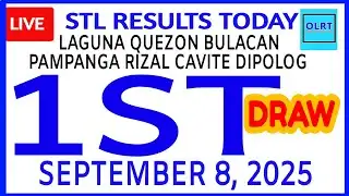 Stl results today September 8, 2025 1ST draw stl batangas quezon