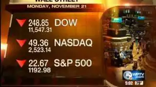 Stocks plunge as debt talks falter