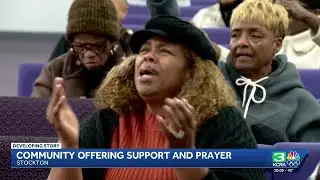 Stockton community gathers for prayer, support after mass shooting