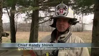 Stockton garage destroyed in fire, home also damaged