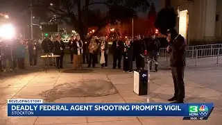 Stockton prayer vigil unites community after Minneapolis shooting