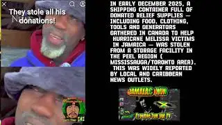 “Stolen Hurricane Melissa Donations Recovered; Some Items Still Missing”