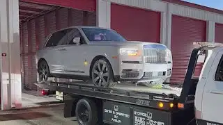 Stolen Rolls-Royce found tucked away inside Houston storage unit