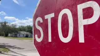 Stolen stop signs in Robstown