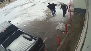 Store manager rescues woman from freezing
