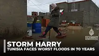 Storm Harry batters Mediterranean as Tunisia faces worst floods in 70 years