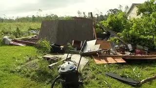 Storm survivor rebuilding after home nearly destroyed overnight