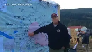 Story  Cougar Creek Fire AM Update