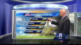 Stray showers, chilly tonight