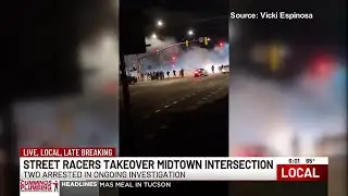Street racers take over Tucson intersection