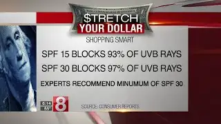 Stretch Your Dollar: Buying suncreen