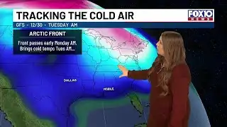 Strong cold front will bring a rapid temperature drop