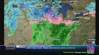 Strong spring storm brings strong winds, rain, snow and ice