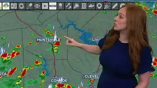 Strong Storms Hit SE Texas: Over An Inch Of Rain In Spots