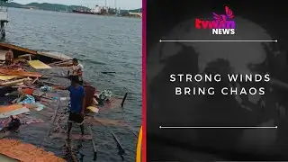 Strong winds bring chaos