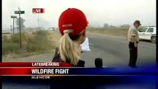 Strong winds fueling Glencoe wildfire