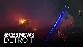 Structure fire in Southfield