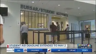 Student financial aid application deadline extended to May 2, 2024