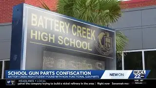 Student found with inoperable gun parts at Battery Creek High School