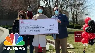 Student Pays His Scholarship Forward