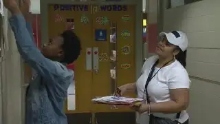 Student saves teacher