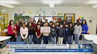 Student wins art competition during Fire Fest