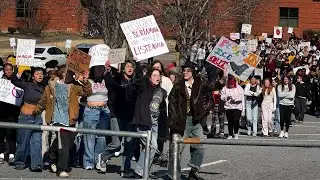 Students at more than 100 Georgia schools walk out to protest against ICE