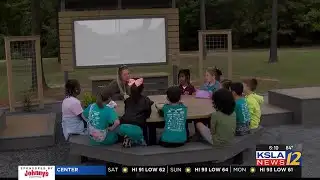 Students at Morris Elementary School experience new, unique way to learn in outdoor classroom