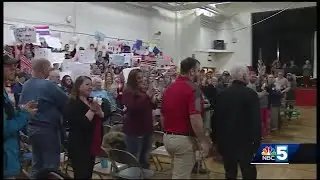 Students; community honor Vietnam war veteran