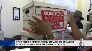Students oppose Betsy DeVos as speaker for Bethune Cookman graduation