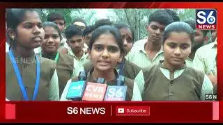 Students protest at Adilabad Polytechnic College | Students Protest | S6 News