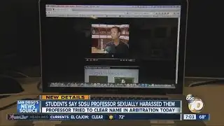 Students say SDSU professor sexually harassed them