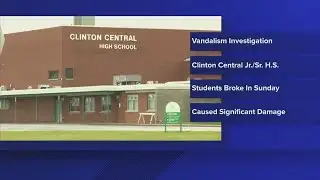 Students vandalize Clinton Central Jr./Sr. High School