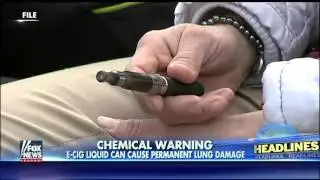 Study: E-cig liquid can cause permanent lung damage